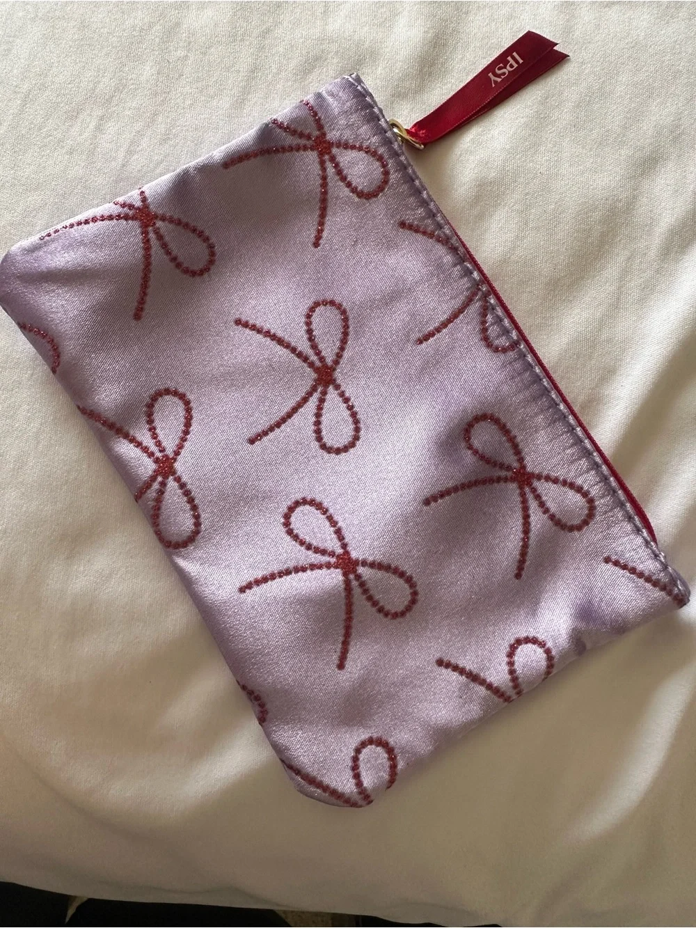 Ipsy Cosmetic Bag Set - Pink, Hot Pink, White, Gold, Peach, Burgundy